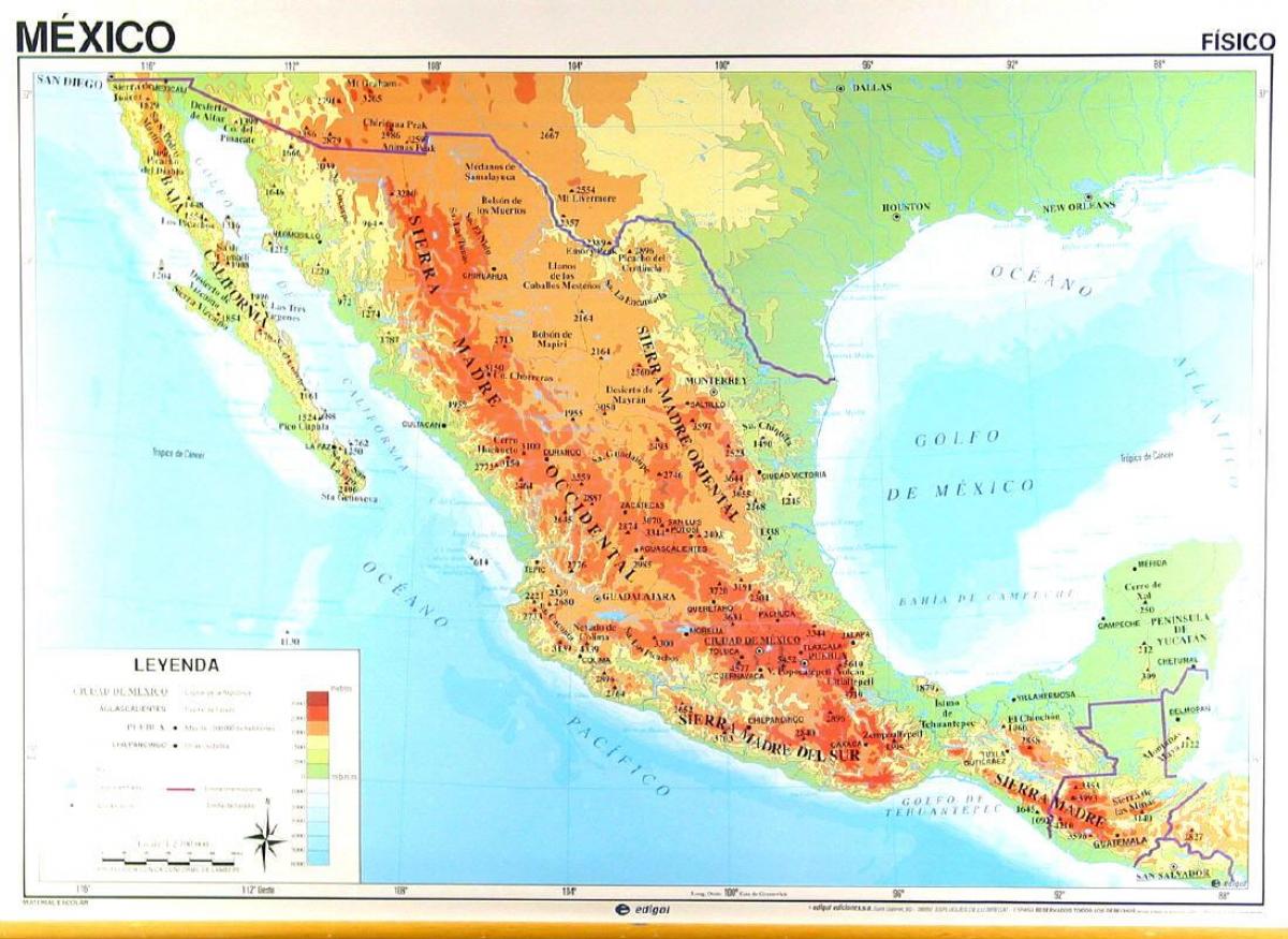 geografia-mapa Mexikon