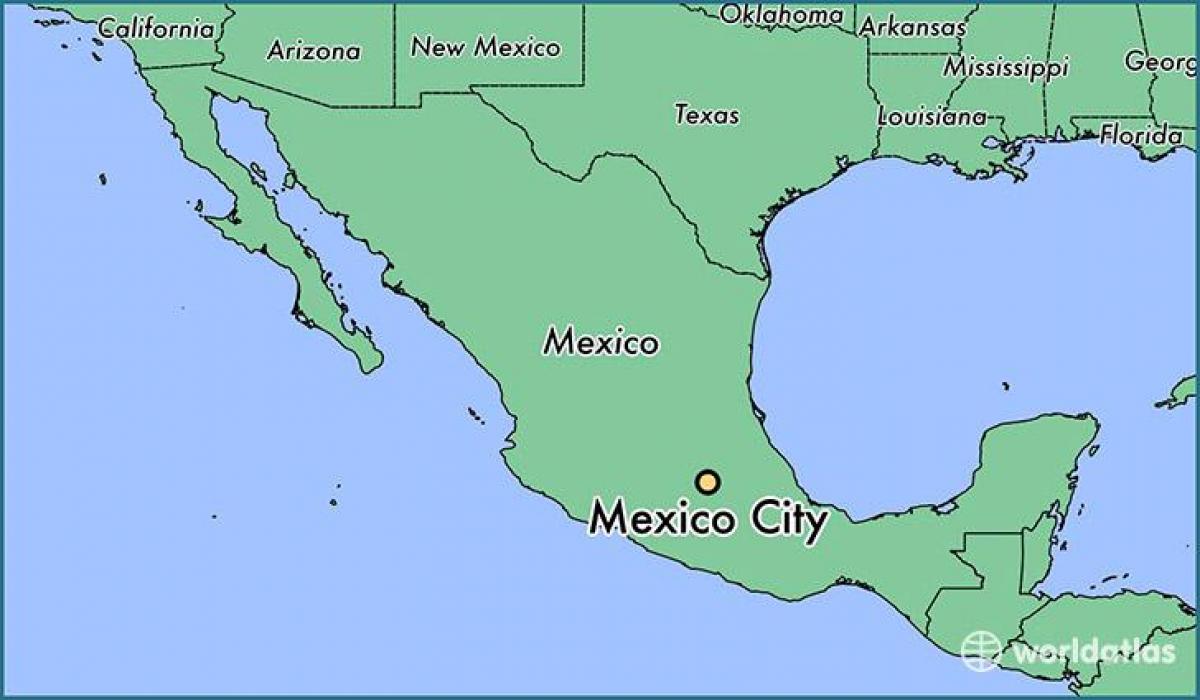 erakutsi mapa bat Mexikon