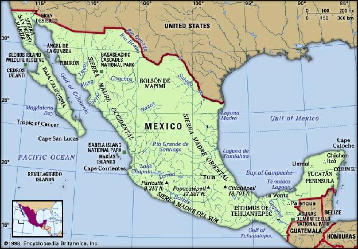 Mexikoko mapa kids for