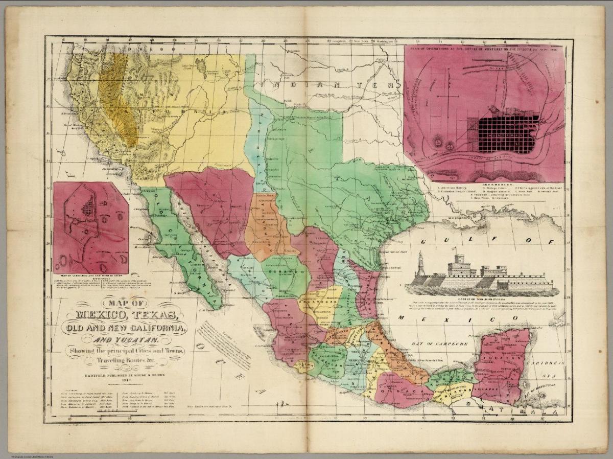 Mexikoko mapa zaharra