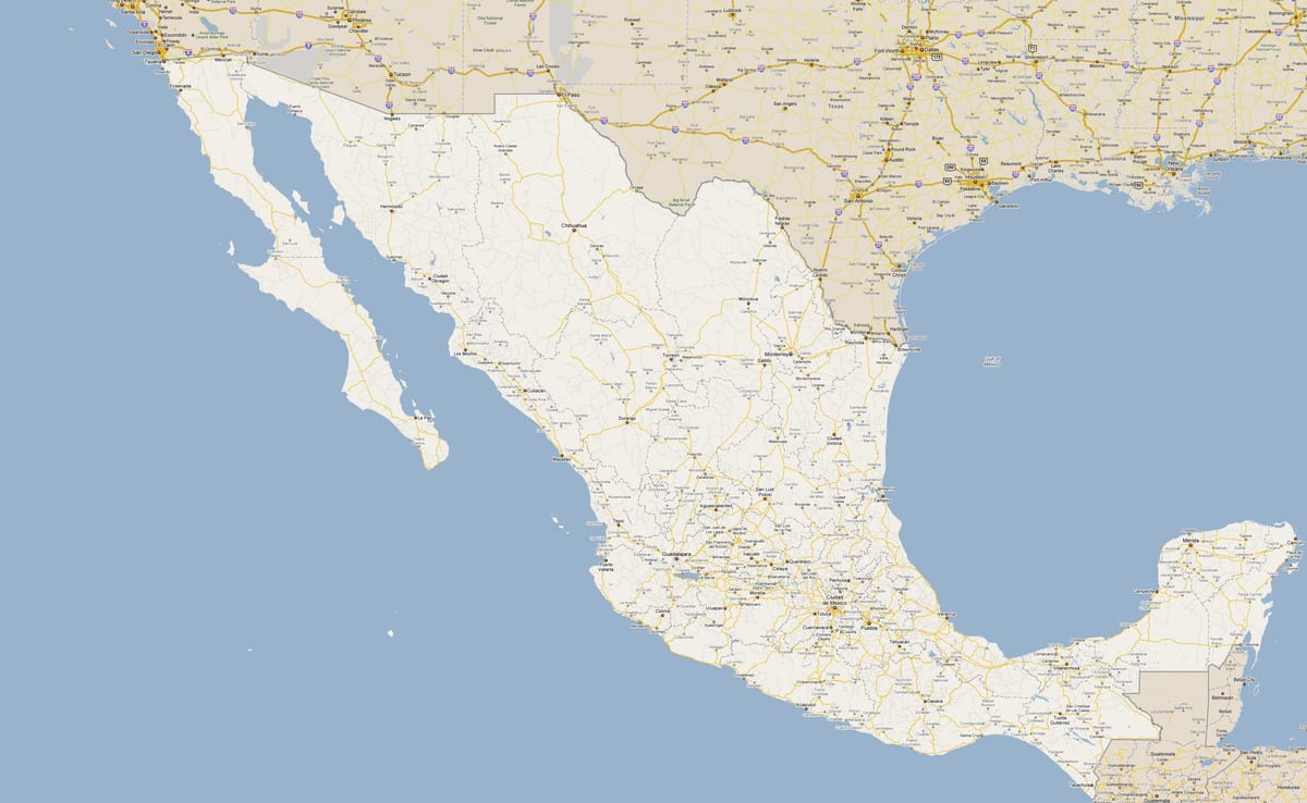 mapa Mexiko stadium