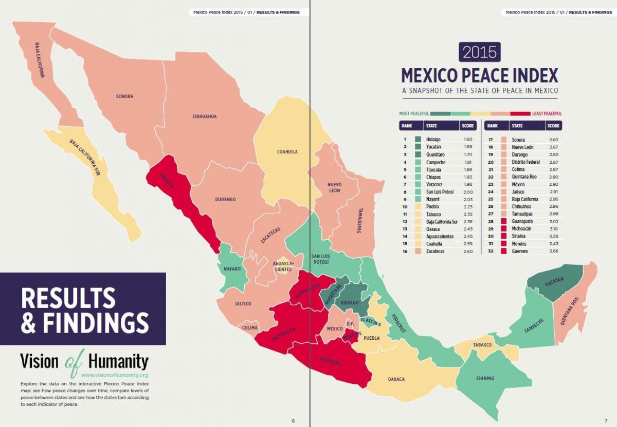 indarkeria Mexikon mapa