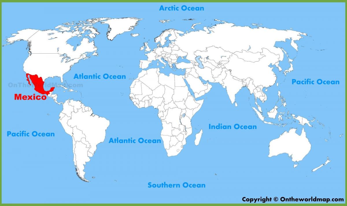 munduko mapa Mexikon