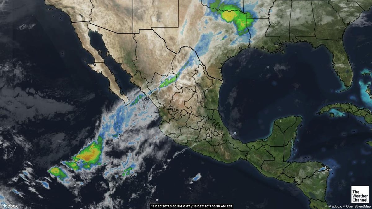 radar mapa Mexikon