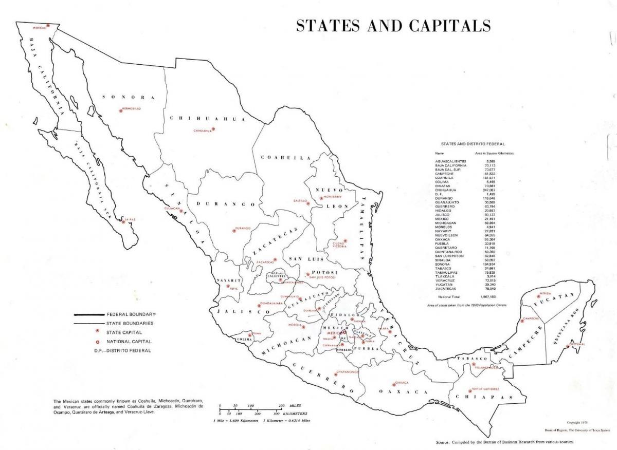 etiketatu mapa Mexikon