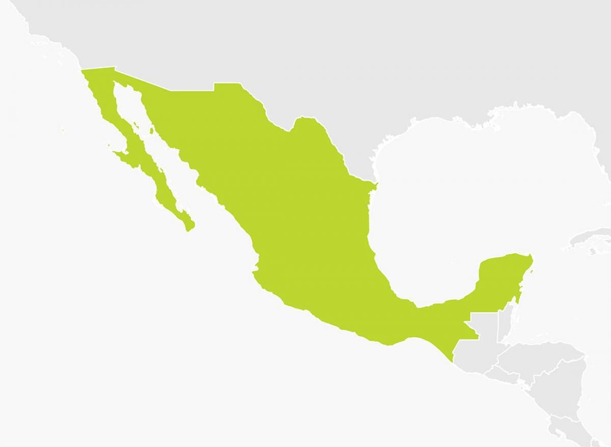 mapa Mexiko png