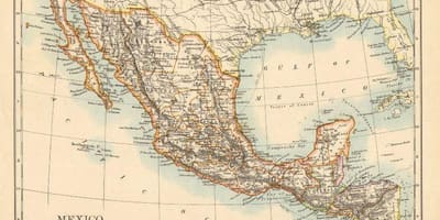 Mapa zahar Mexikon
