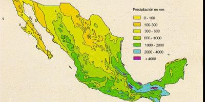 Eguraldia mapa Mexikon