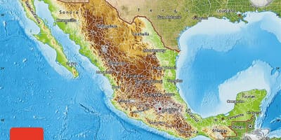 Erliebe mapa Mexikon