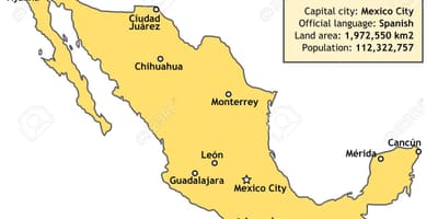 Mexikoko mapa herriko