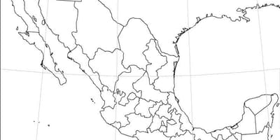 Mexikoko mapa hutsik