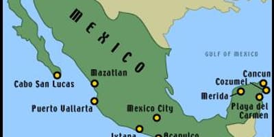 Mapa mexikoko estazioak