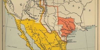 Mapa Mexiko 1700