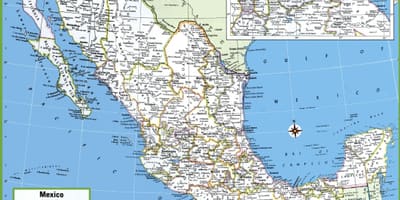 Mapa hiri Mexikon