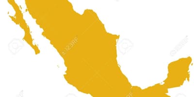 Mapa Mexiko silueta