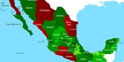 Mapa Mexikoko segurtasun